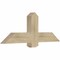 Ekena Millwork Eugene Rough Sawn Timber Gable Bracket, Douglas Fir, 48"W x 18"H x 4"D x 6"F, 9/12 Pitch GBW048X18X0406EUG00RDF - alternate 5